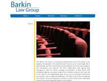 Tablet Screenshot of barkinlawgroup.com